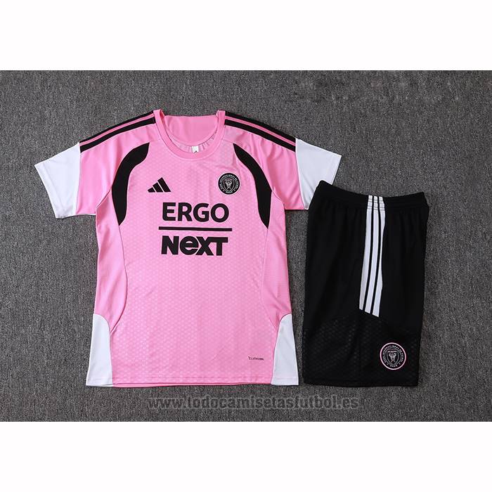 Chandal del Inter Miami Manga Corta 2026-2027 Rosa - Pantalon Corto